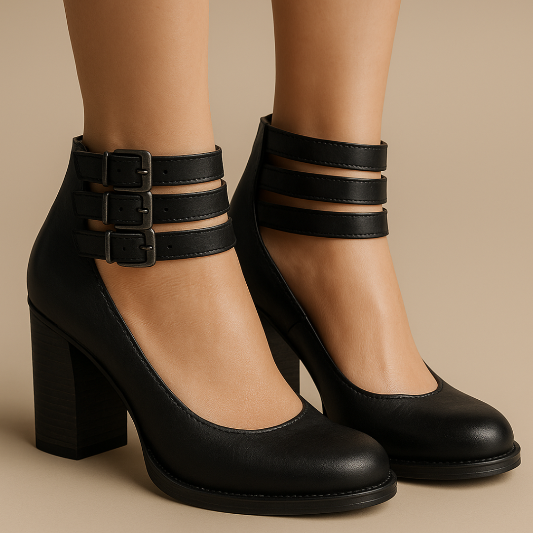 Orla | Vintage Blockheel Pumps