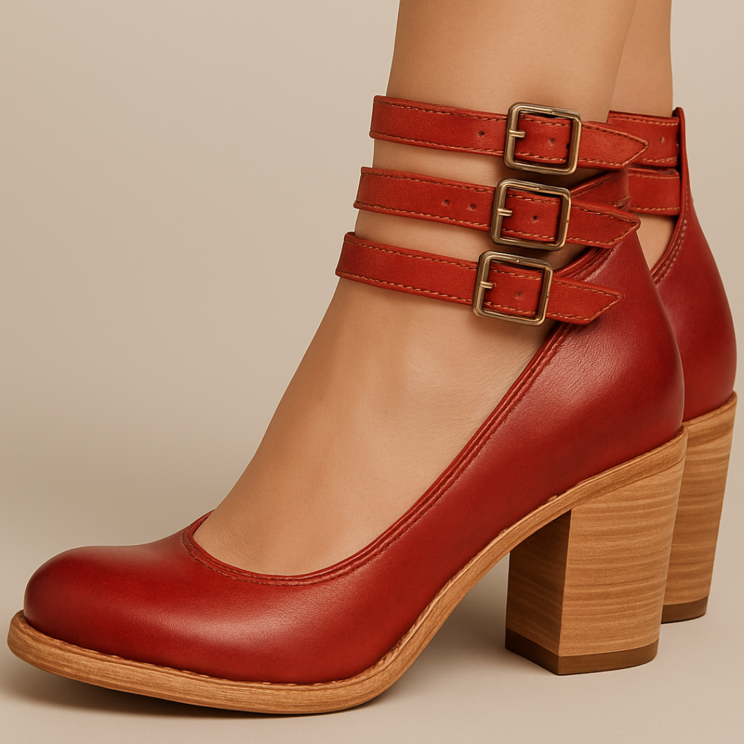 Orla | Vintage Blockheel Pumps