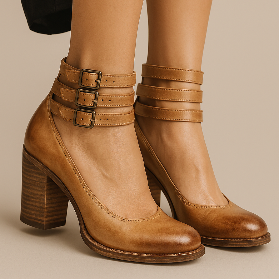 Orla | Vintage Blockheel Pumps